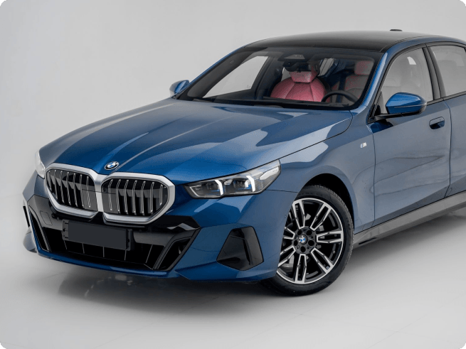 Front full view of the BMW 5 Series.