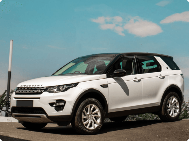 Range Rover Discovery side profile